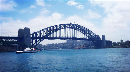 藍(lán)天下的澳洲大橋